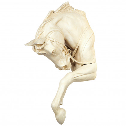 Toscano - The Thoroughbred Horse High Relief Wall Sculpture