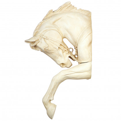 Toscano - The Thoroughbred Horse High Relief Wall Sculpture