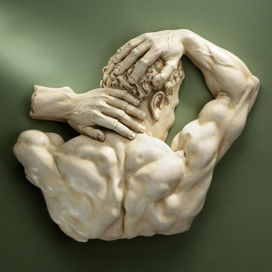 Toscano - Theseus Greek Hero Frieze Wall Sculpture