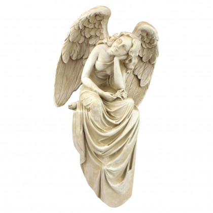 Toscano Resting Grace Sitting Angel Statue - Medium
