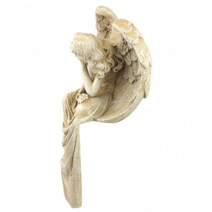 Toscano Resting Grace Sitting Angel Statue - Medium