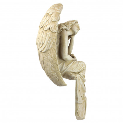 Toscano Resting Grace Sitting Angel Statue - Medium