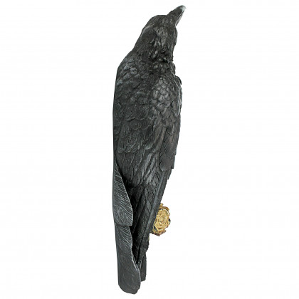 Toscano - Raven Perch Wall Sculpture