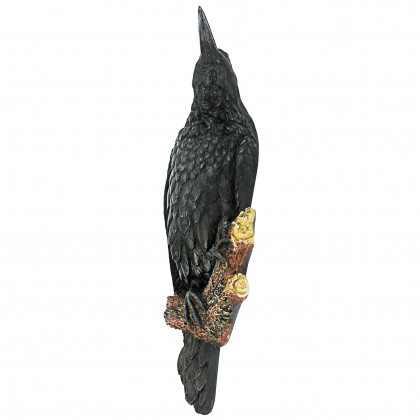 Toscano - Raven Perch Wall Sculpture