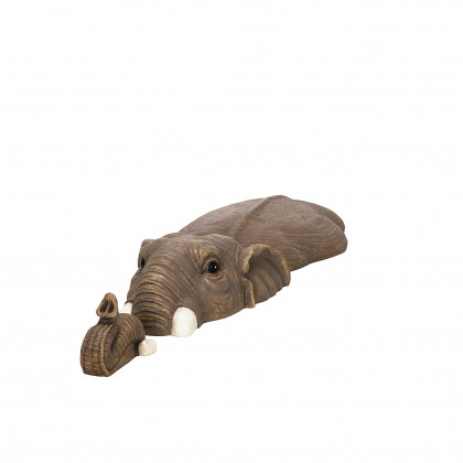 Toscano - In For a Swim Elephant Lawn Statue
