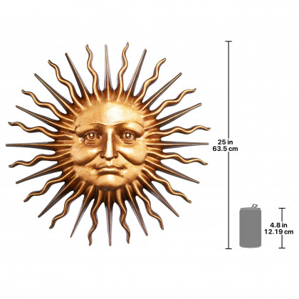 Toscano - Sloane Square Sun Greenman Wall Sculpture