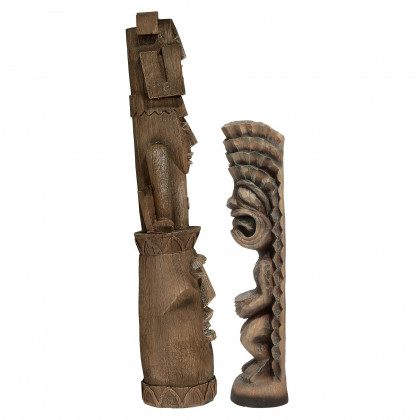 Toscano - Set of Tiki Gods Statues Three Pleasures and Luau