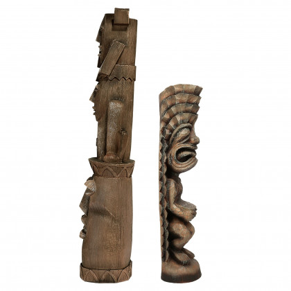 Toscano - Set of Tiki Gods Statues Three Pleasures and Luau