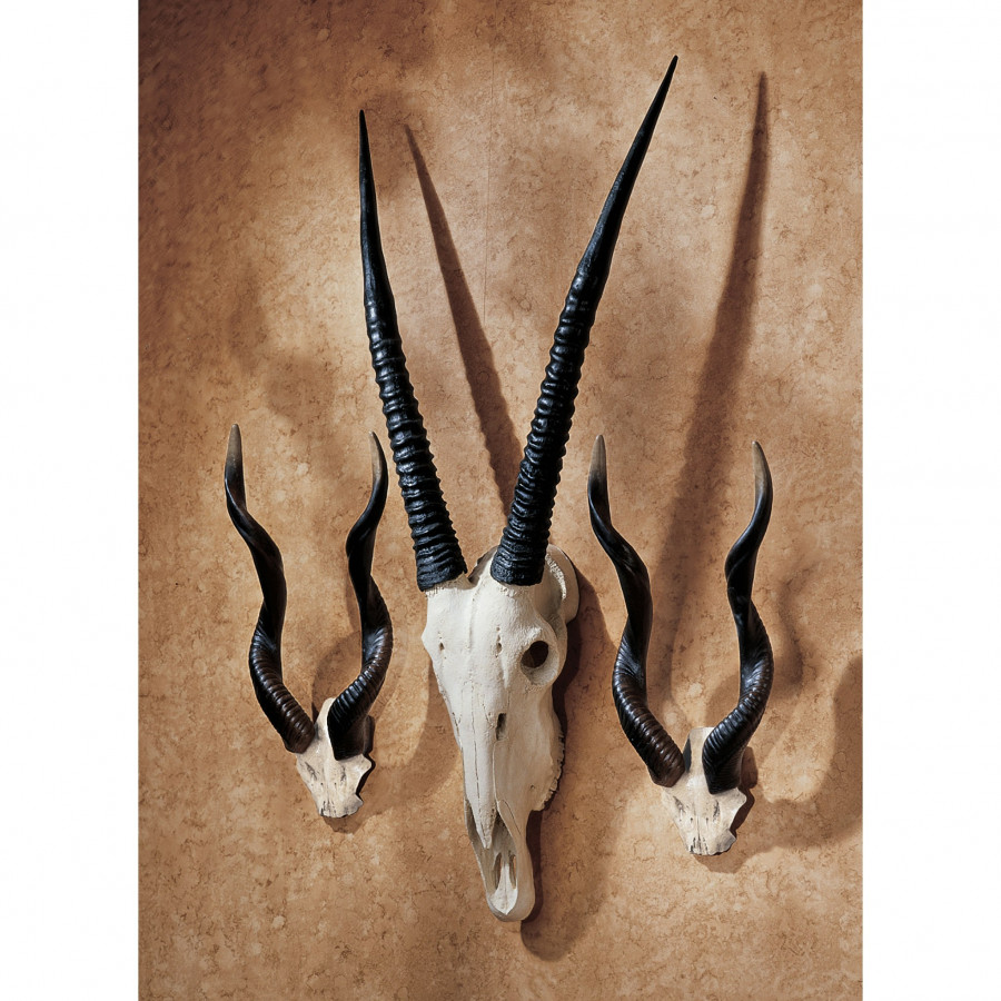 Toscano - Set of 3 African Wall Trophies