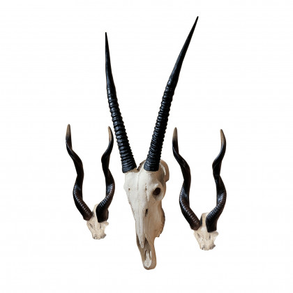 Toscano - Set of 3 African Wall Trophies