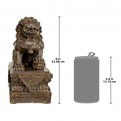 Toscano - Chinese Guardian Female Lion Foo Dog Statues