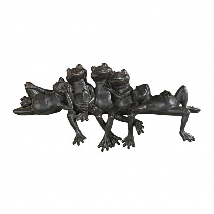 Toscano - Lazy Daze Knot of Frogs Sill Sitters