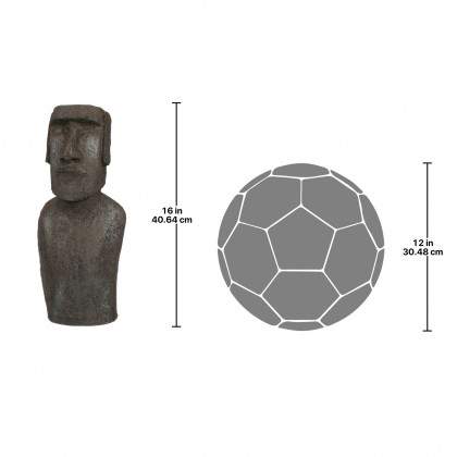 Toscano Easter Island Ahu Akivi Moai Monolith Statue - Small