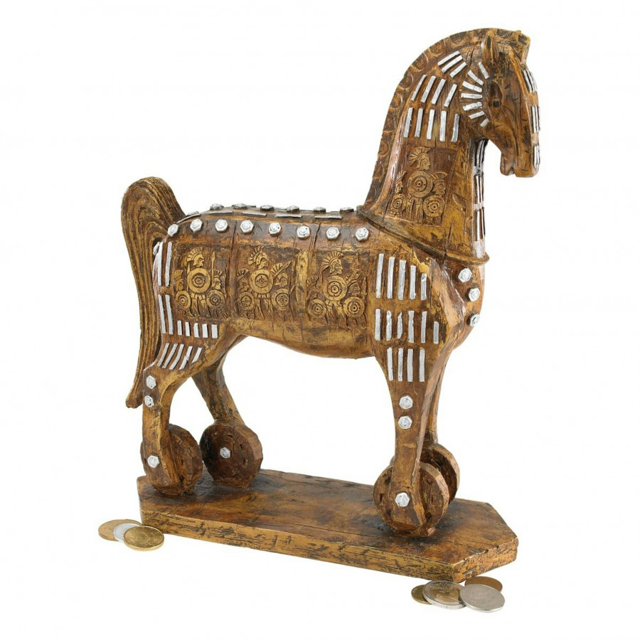 Toscano - The Legendary Trojan Horse Sculpture