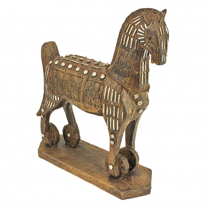 Toscano - The Legendary Trojan Horse Sculpture