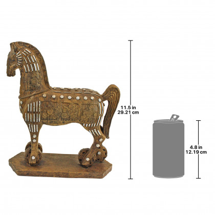 Toscano - The Legendary Trojan Horse Sculpture