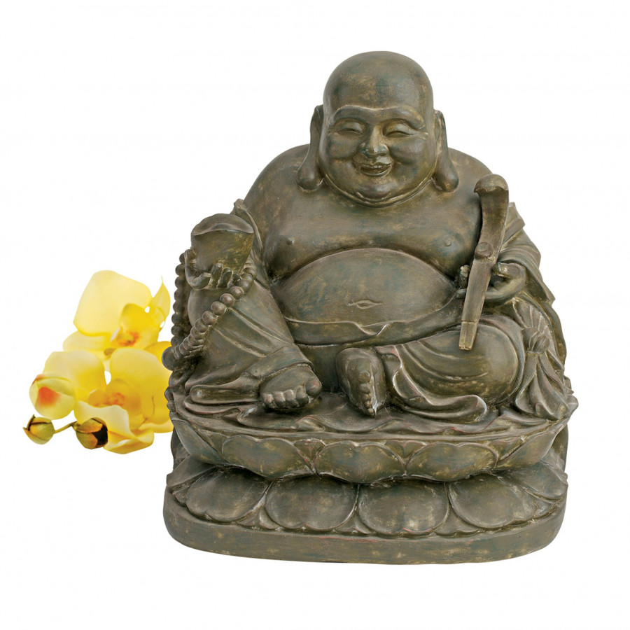 Toscano - Laughing Buddha Sanctuary Statue
