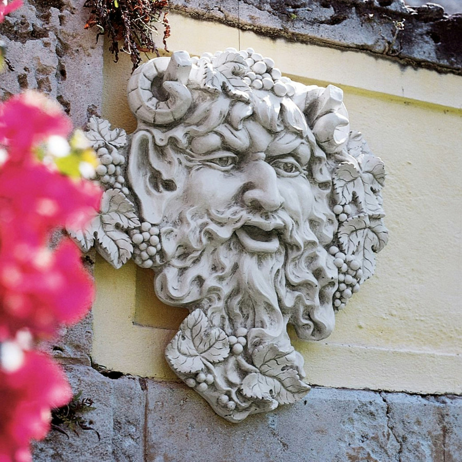 Toscano - Bacchus God of Wine Greenman Wall Sculpture