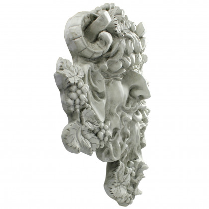 Toscano Bacchus God of Wine Greenman Wall Sculpture - Large