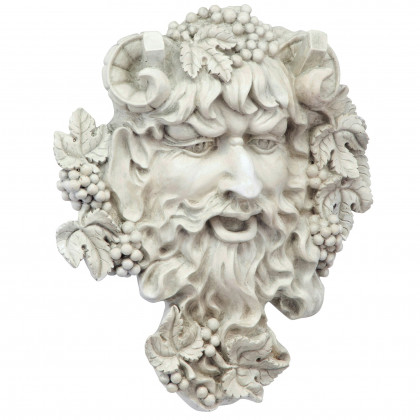Toscano Bacchus God of Wine Greenman Wall Sculpture - Medium