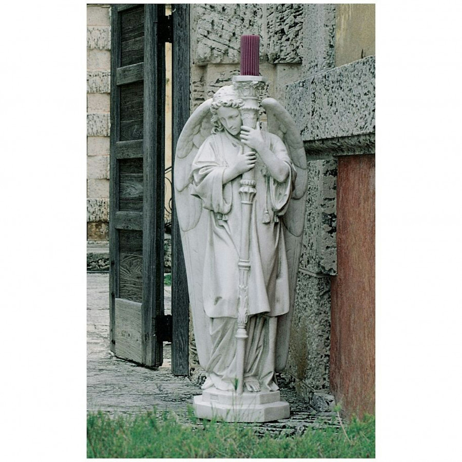 Toscano Majestic Angel Guardians of the Gate Large Statue - Right