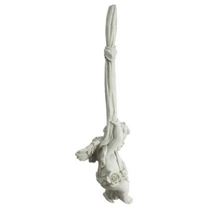Toscano Angelic Play Hanging Cherub Sculpture - Small