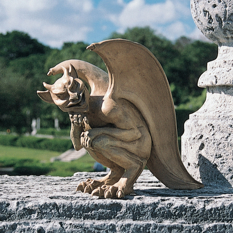 Toscano - Legend of the Cambridge Hopping Gargoyle Sculpture