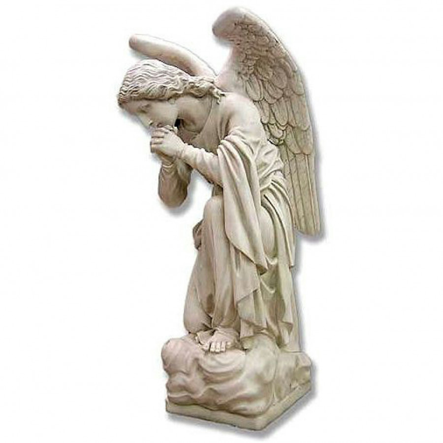 Toscano Intercession Angel Praying Hands Religious Statue