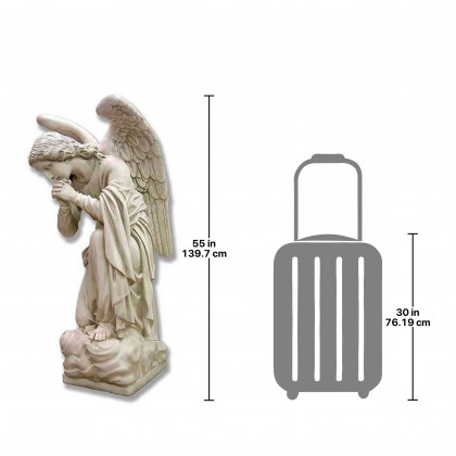 Toscano Intercession Angel Praying Hands Religious Statue