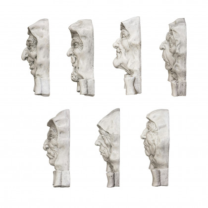 Toscano - Set of 7 Cardinal Sins Wall Sculptures
