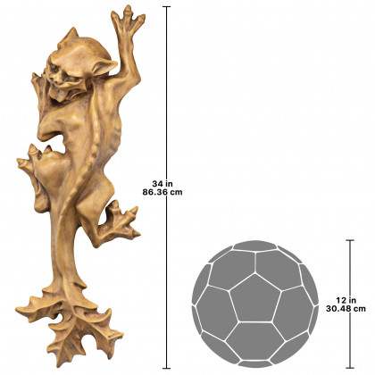Toscano - Catgoyle on the Loose Gargoyle Wall Sculpture