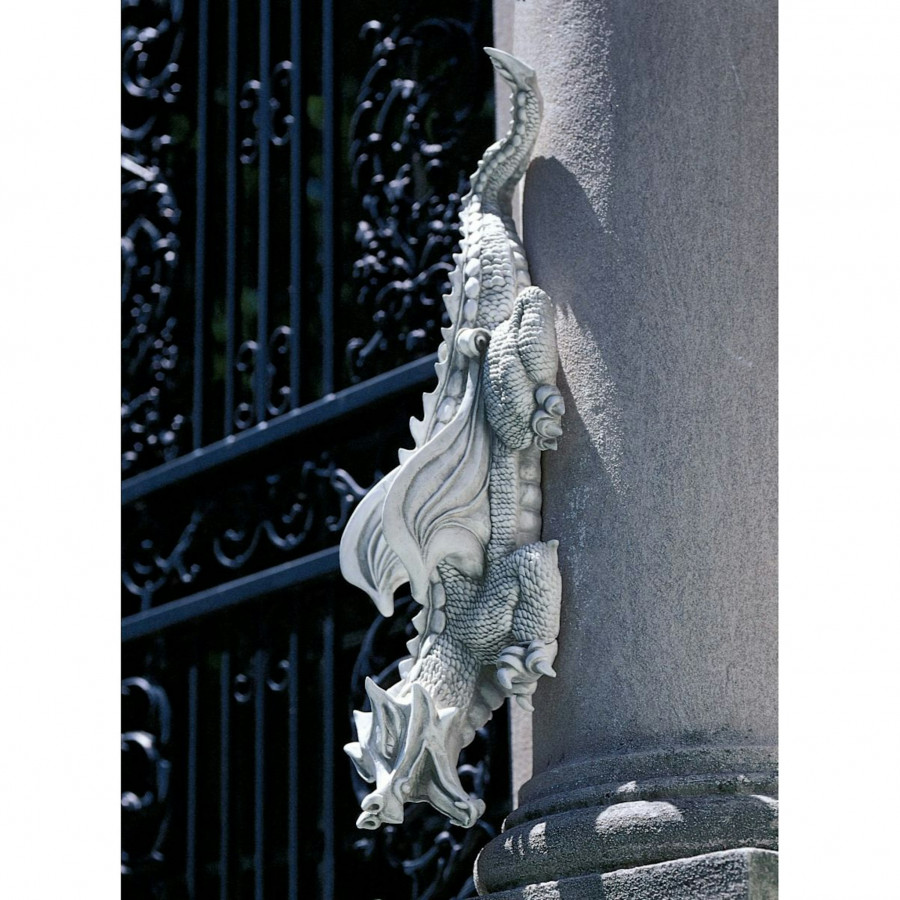 Toscano - Warsin Dragon Gothic Wall Sculpture