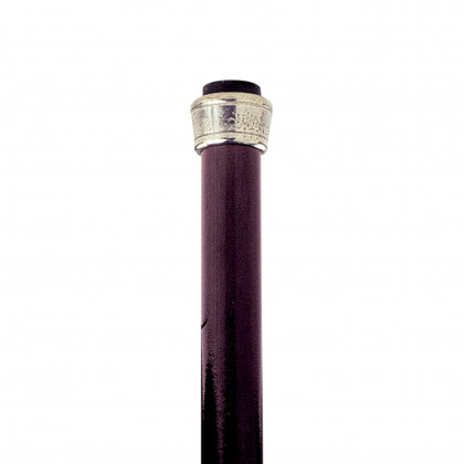 Toscano - Padrone Hunting Dog Walking Stick in Pewter