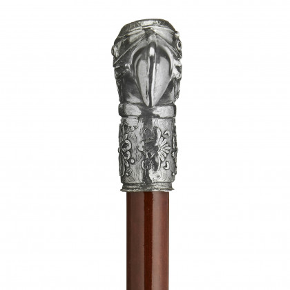 Toscano - Padrone Art Deco Nast Eagle Walking Stick in Pewter