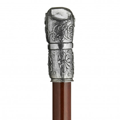 Toscano - Padrone Art Deco Nast Eagle Walking Stick in Pewter