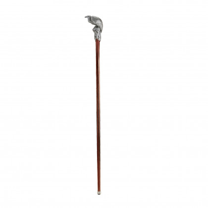 Toscano - Padrone Vulture Walking Stick in Pewter