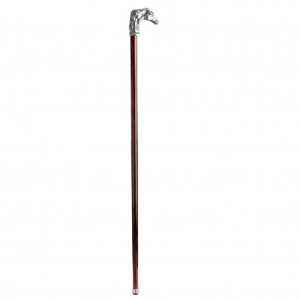 Toscano - Padrone Stallion Stampede Horses Walking Stick in Pewter