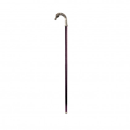 Toscano - Padrone Equestrian Stallion Walking Stick in Pewter