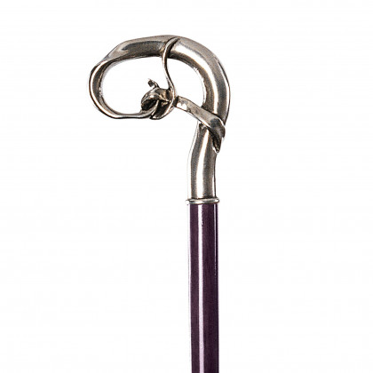 Toscano - Padrone Nouveau Knot Walking Stick in Pewter
