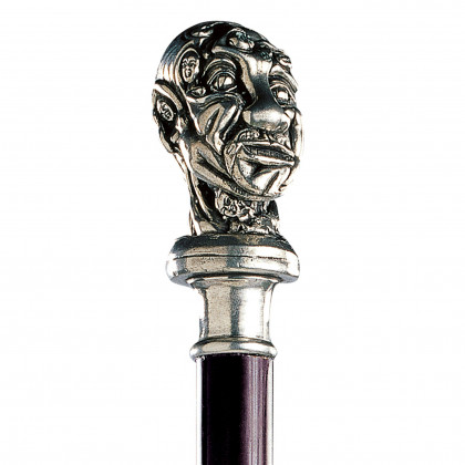 Toscano - Padrone Entwined Exotic Walking Stick in Pewter