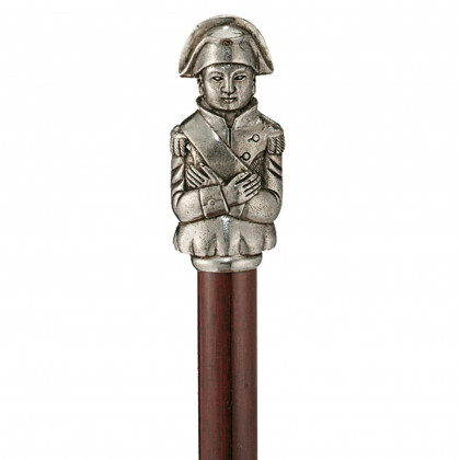 Toscano - Padrone Napoleon Walking Stick in Pewter