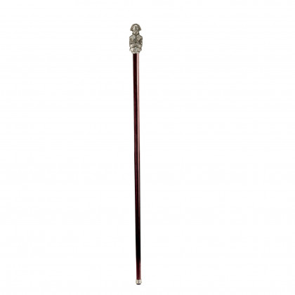 Toscano - Padrone Napoleon Walking Stick in Pewter