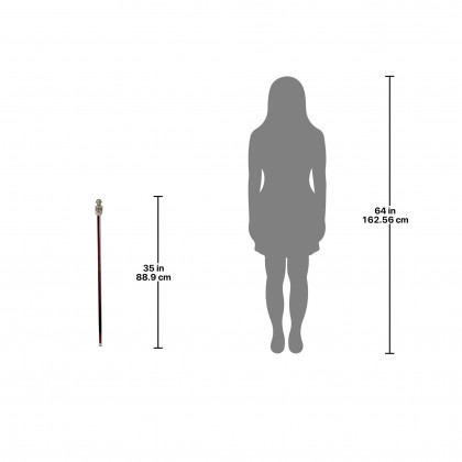Toscano - Padrone Napoleon Walking Stick in Pewter