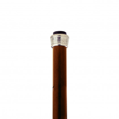 Toscano - Padrone Heraldic Lion Walking Stick in Pewter