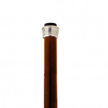 Toscano - Padrone Alligator Walking Stick in Pewter