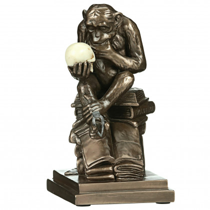 Toscano - Darwin Ape Thinker Statue