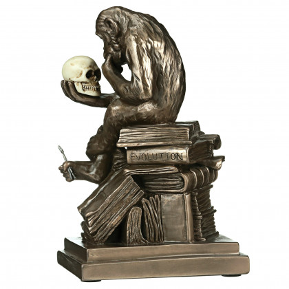 Toscano - Darwin Ape Thinker Statue