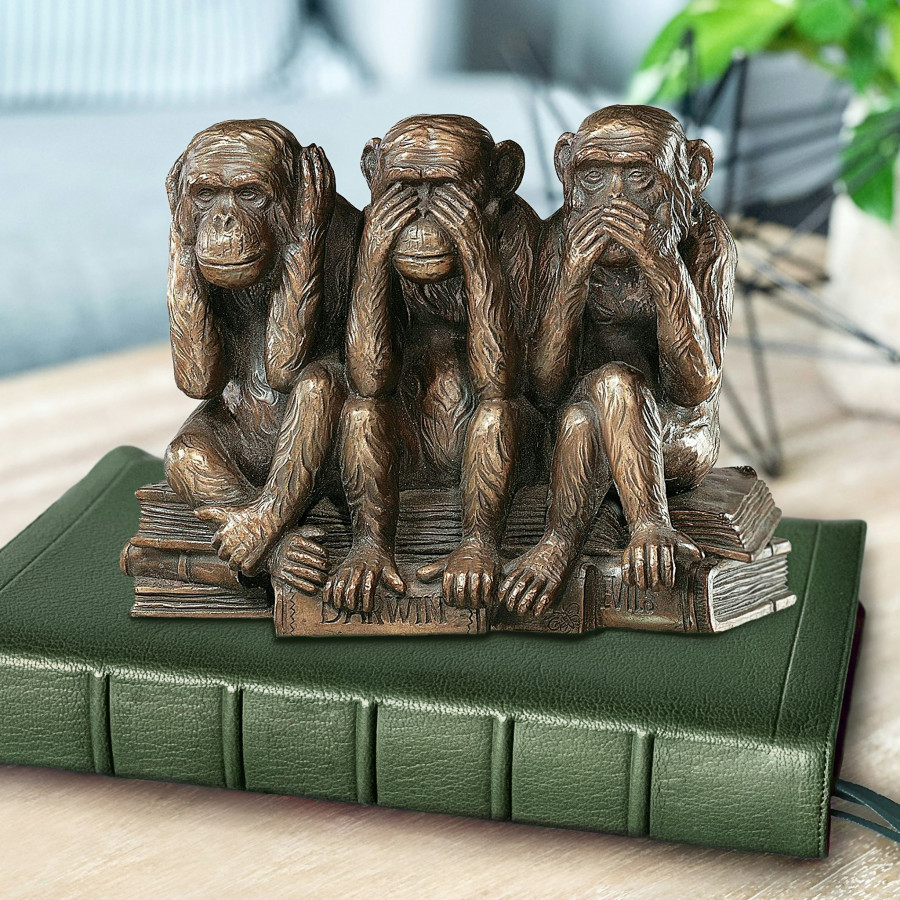 Toscano - The Hear-NoSee-NoSpeak-No Evil Monkeys Statue