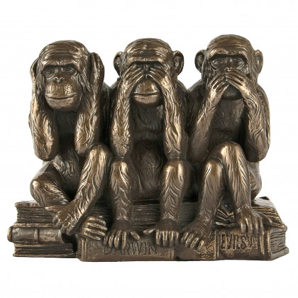 Toscano - The Hear-NoSee-NoSpeak-No Evil Monkeys Statue