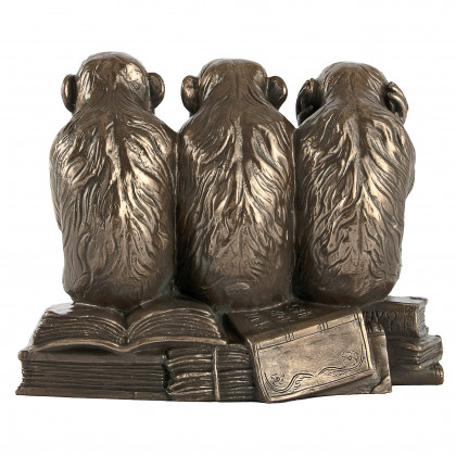 Toscano - The Hear-NoSee-NoSpeak-No Evil Monkeys Statue